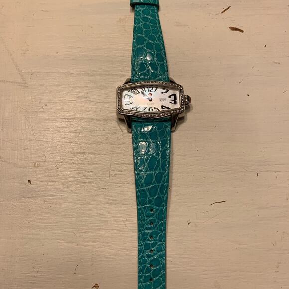 RARE MICHELE RETRO COQUETTE DIAMOND WATCH - Picture 4 of 7